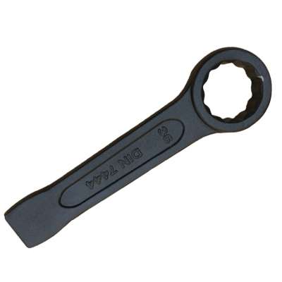 High quality China OEM manufacturer Die forged technique Industrial Jumbo Cr-V slogging ring spanner