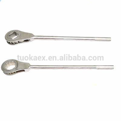 Non magnetic 304 stainless steel ratchet wrench