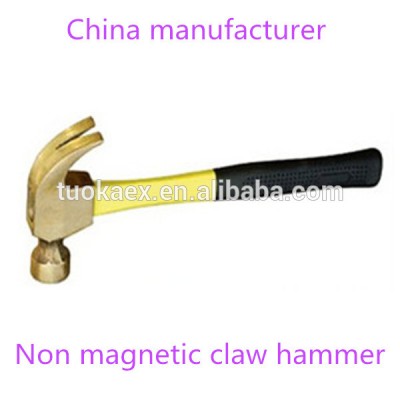 Safety tool no spark hammer/nonmagnetic hammer claw/explosion proof hammer